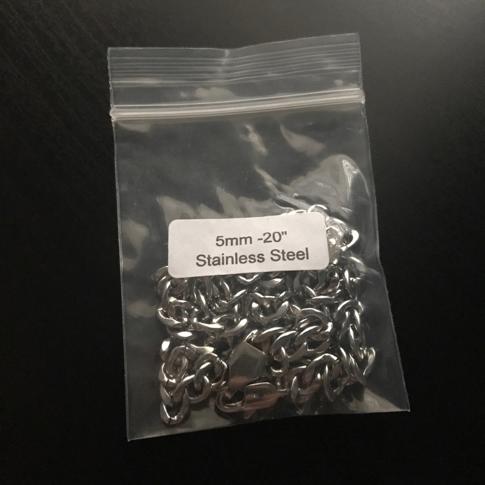 Silver Curb Chain - Picture 7 of 7